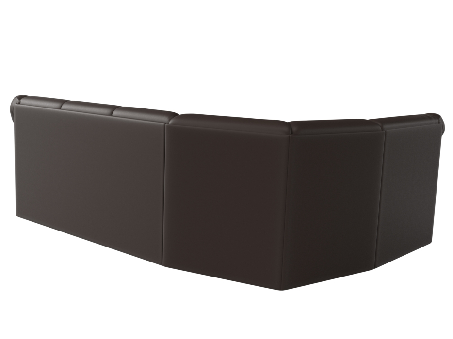 Диваны угловые в гостиную, Диван угловой Карнелла левый угол, экокожа