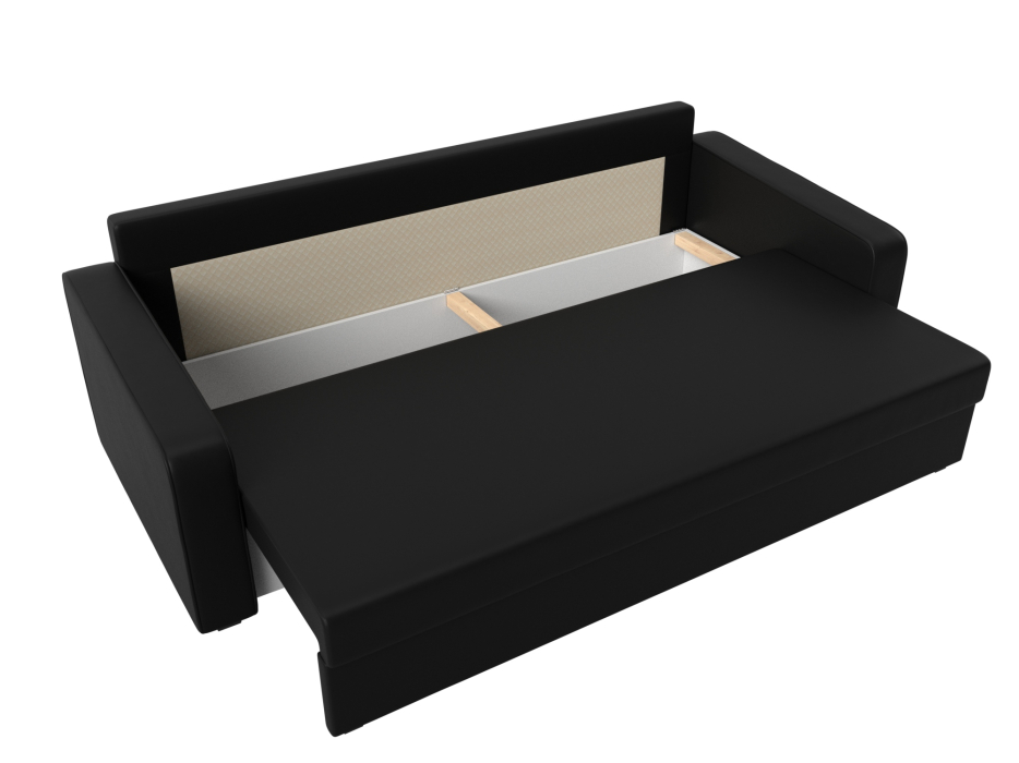 Диваны еврокнижки, Прямой диван Лига-009, экокожа