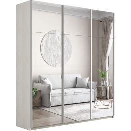 Шкаф-купе Прайм 3-х дверный Зеркала/Доводчики 210х57х230