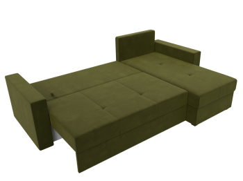 Диван угловой Верона Лайт правый угол, микровельвет