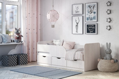 Кровать детская 0,9 м Стандарт КР-22