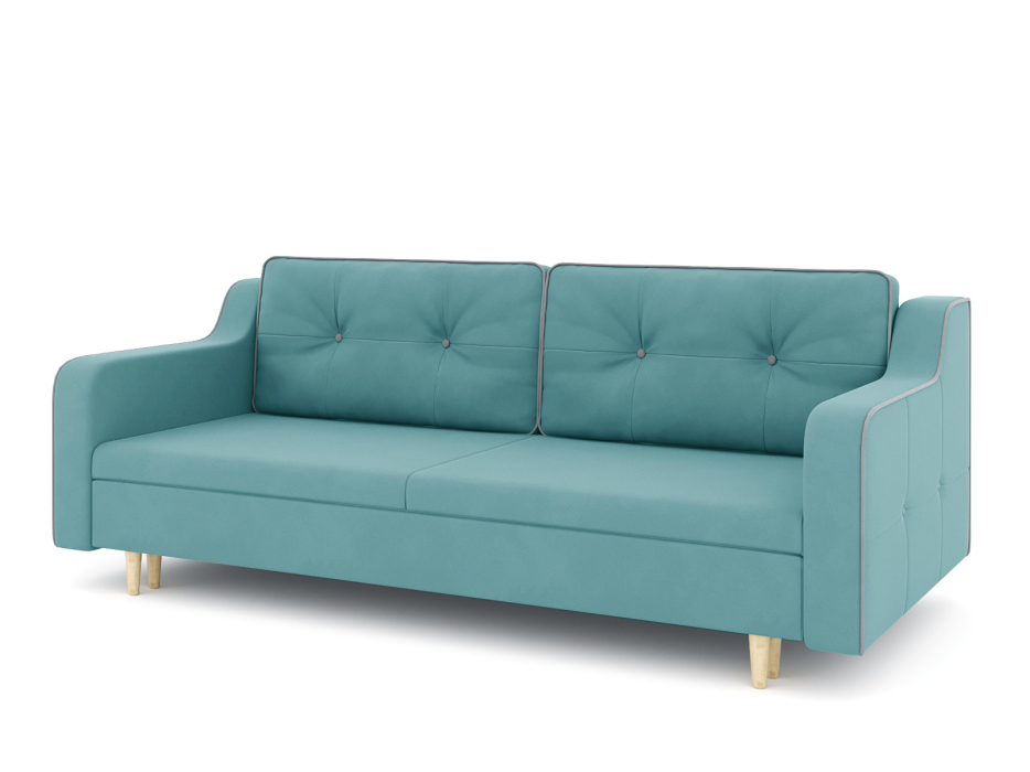 Диваны еврокнижки, Диван-кровать еврокнижка-пантограф Оникс, велюр