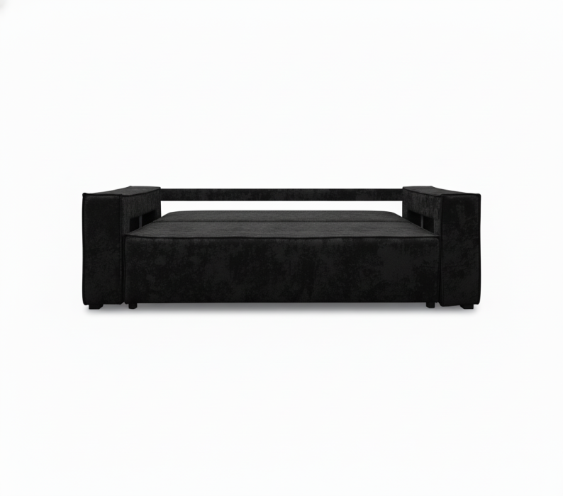 Дизайнерские диваны для гостиной, Диван-кровать еврокнижка Лофт Люкс  с подсветкой , 140,плюш