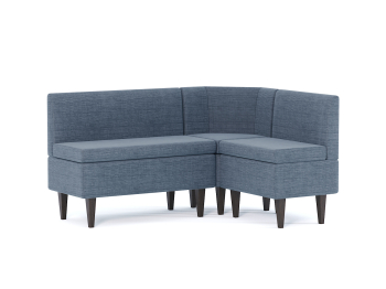 Диван кухонный угловой Лео, рогожка