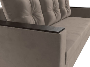 Диван прямой Атланта без стола, велюр