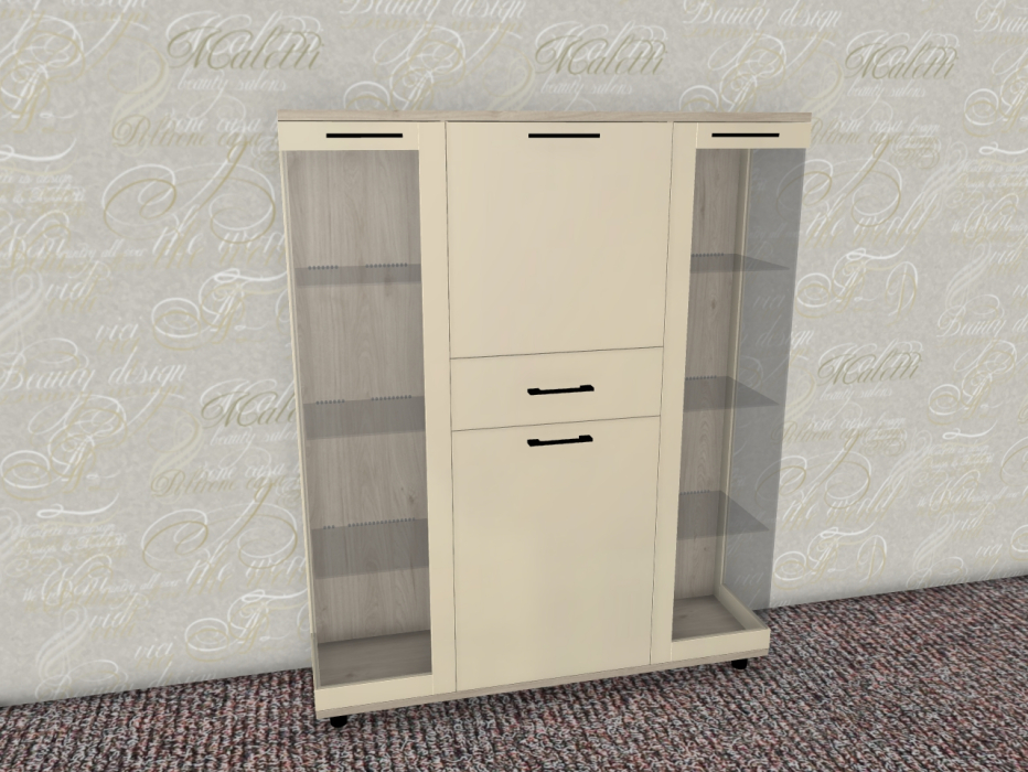 Серванты, Модульная система Грейс Шкаф ШК-5080  Гикори Джексон Светлый