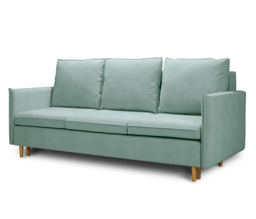 Диваны кровати со спальным местом, Диван кровать прямой Оливер,микровелюр