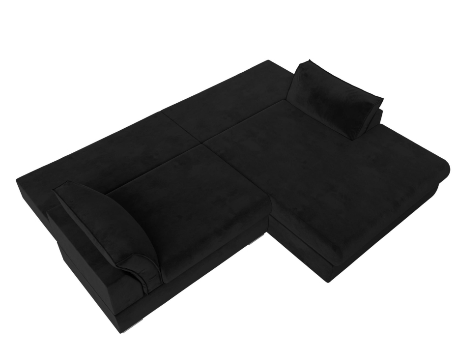 Диваны угловые в гостиную, Угловой диван Пекин угол правый, велюр