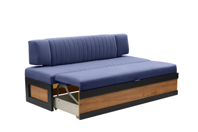 Прямой кухонный диван Парус 181 Дуб крафт золотой