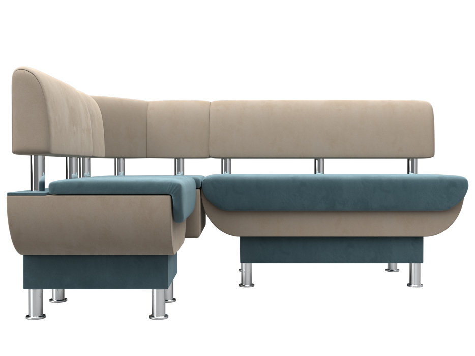 Кухонные уголки, Кухонный угловой диван Альфа левый угол, велюр