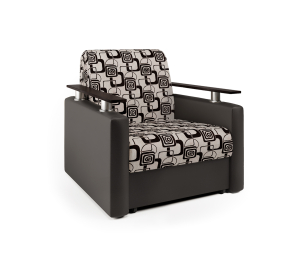 Кресло-кровать Шарм, экокожа/шенилл