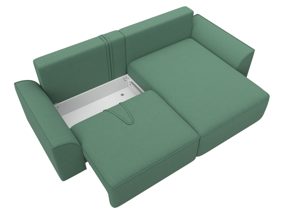 Диваны угловые в гостиную, Диван угловой Лига-048 НПБ, рогожка Амур