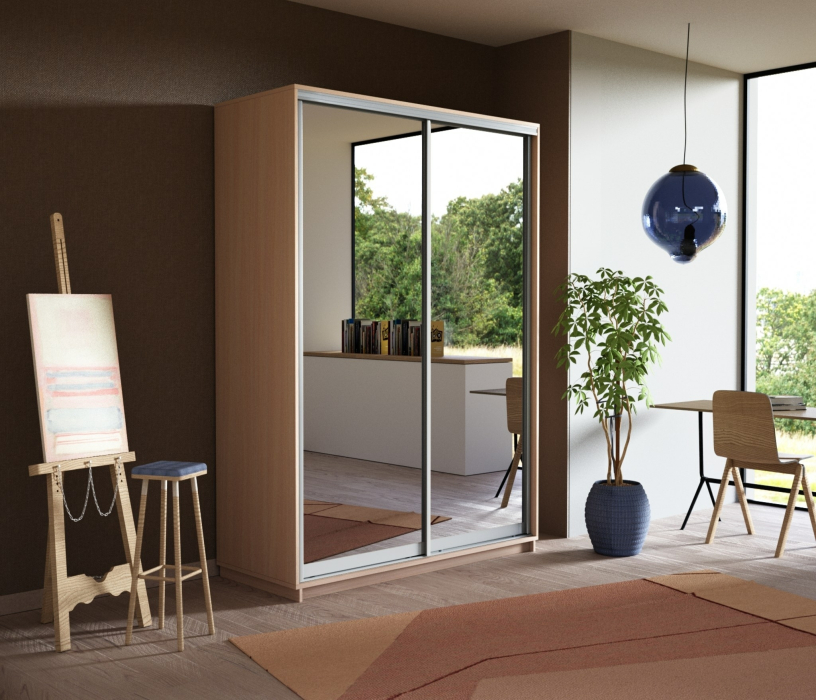 Шкафы-купе, Шкаф-купе Экспресс Экспенс дуо 2400 x 1200 x 600