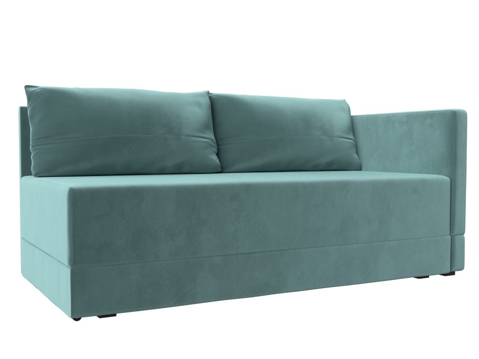 Кушетка диван, Кушетка Никас правая, велюр