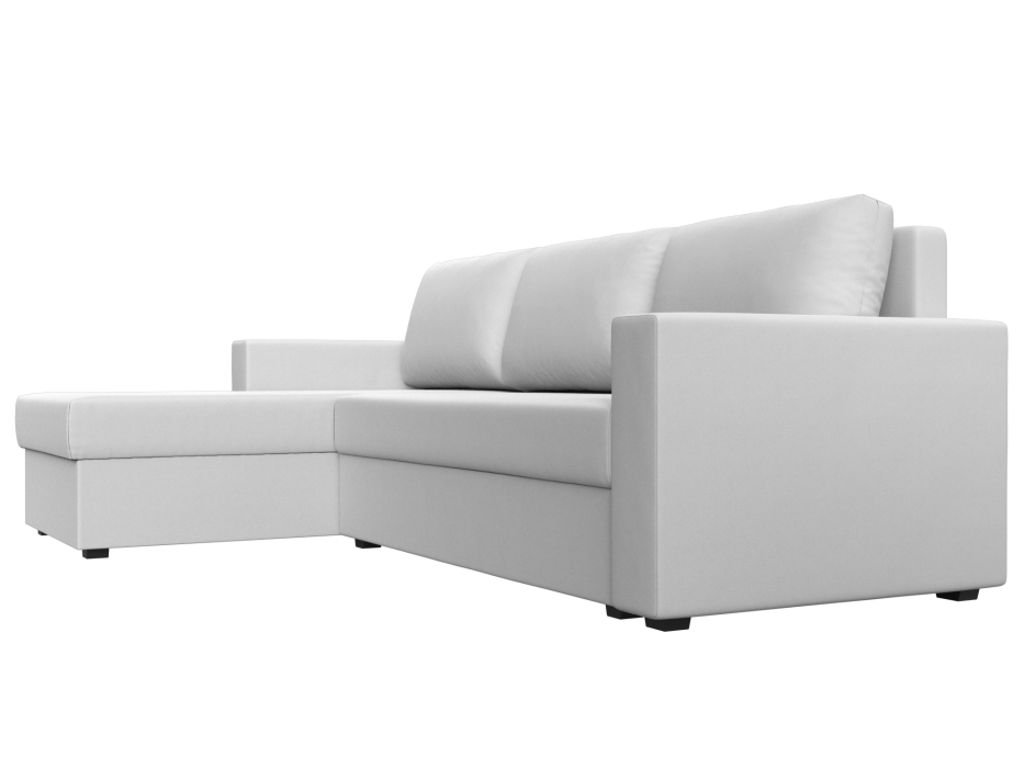 Диваны угловые в гостиную, Угловой диван Траумберг Лайт левый угол, экокожа