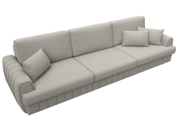 Диван прямой Лига-057 НПБ Лонг, рогожка Амур