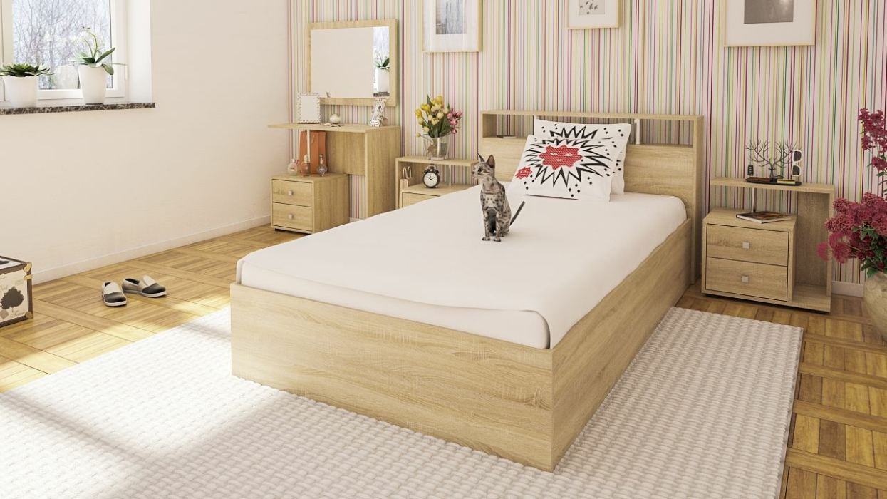 Прикроватные тумбы, Комплект прикроватных тумб Камелия