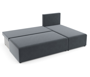 Угловой диван-кровать Рим, велюр