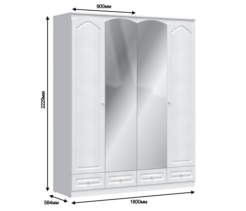 Для одежды, Амалия Комплект шкафов