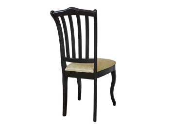 Стул С-7А / Тон 305 Черный / Андрис Бежевый Соты ( Комплект 2 шт. )