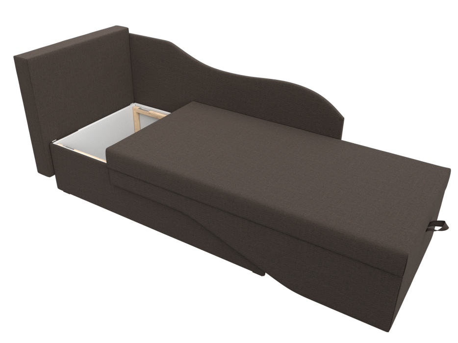 Кушетка диван, Кушетка Гармония левая, рогожка Амур