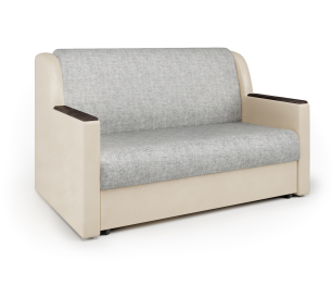 Диван-кровать Аккорд Д 100, экокожа/шенилл