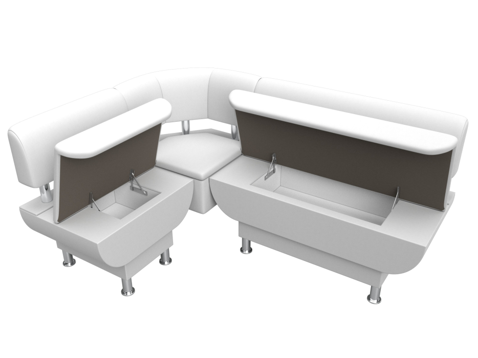 Кухонные уголки, Кухонный угловой диван Альфа левый угол, экокожа