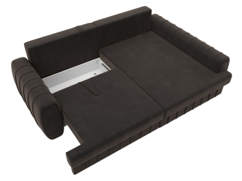 Диван угловой Лига-057 НПБ угол правый, велюр SEVEN