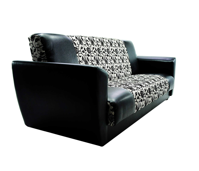 Диваны книжки, Диван- кровать книжка Кантри кожа, 140, рогожка/экокожа