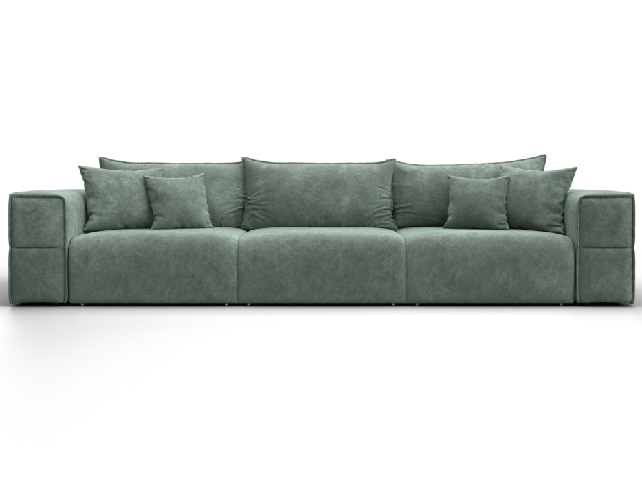 Диваны еврокнижки, Диван прямой Лига-058 НПБ Лонг, велюр BRUT