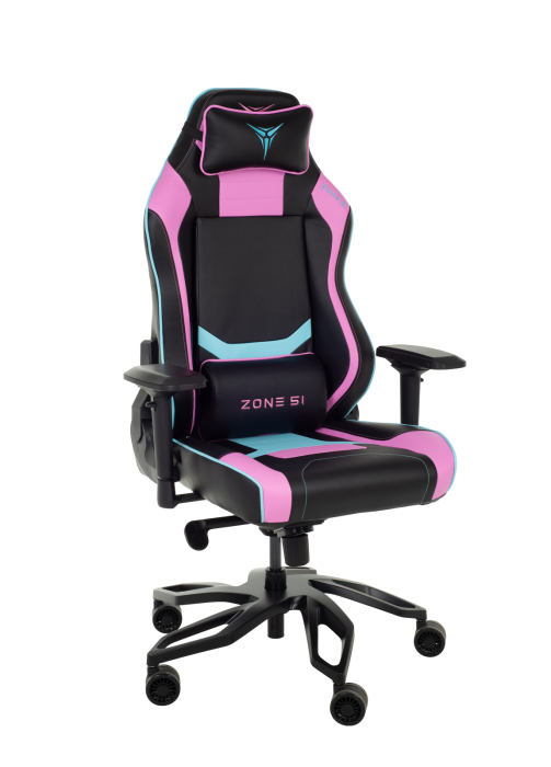 Для офиса и дома, Кресло компьютерное игровое ZONE 51 Cyberpunk (Синий)