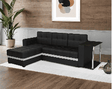 Диваны угловые в гостиную, Диван угловой Атланта (Экокожа)