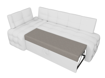 Кухонный угловой диван Люксор левый угол, экокожа