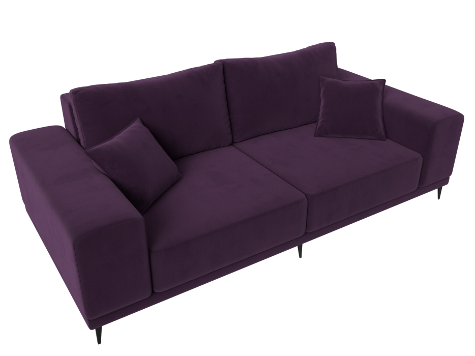 Диваны кровати со спальным местом, Прямой диван Льюес, велюр