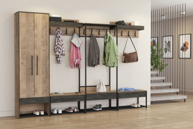 Набор мебели для прихожей из шести предметов Трувор