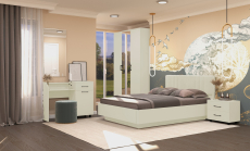 Спальня, Модульная спальня Грейс композиция 3  Серый Кашемир