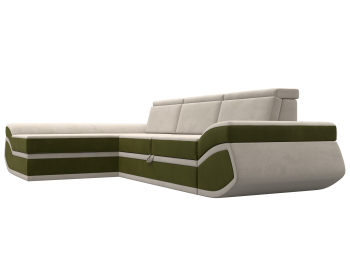 Диван угловой Лига-032 левый угол, микровельвет