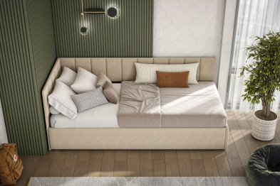 Кровать с матрасом "КР 3" (0,9х2,0 мягкая)