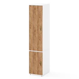 Пенал со штангой для одежды и полкой глубокий Лидер-8 МД 23Б