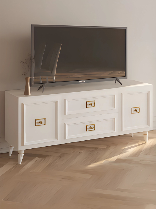 ТВ-тумбы, Комод Валенсия под телевизор 160х45х67 см золото