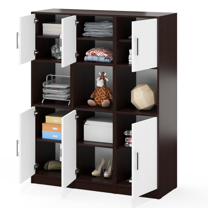 Шкафы двухстворчатые, Набор из трёх пеналов с нишей СК-9