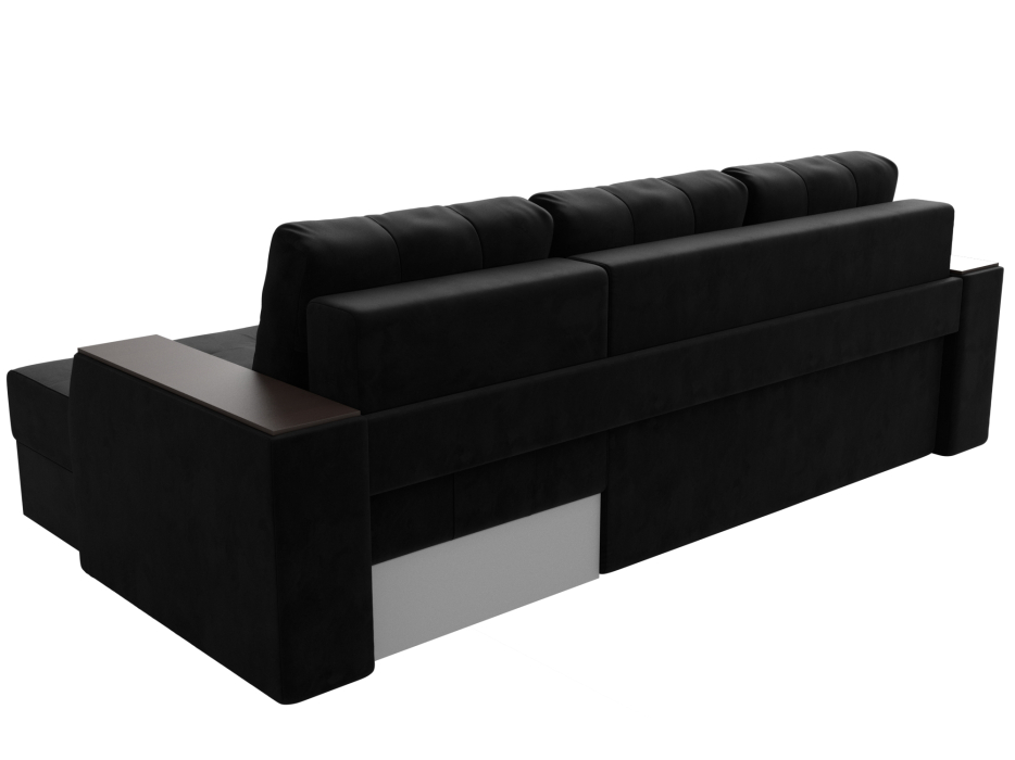 Диваны угловые в гостиную, Угловой диван Эмир БС правый угол, велюр