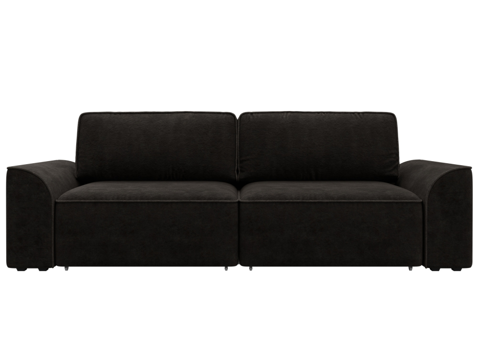 Диваны еврокнижки, Диван прямой Лига-048 НПБ, велюр BRUT