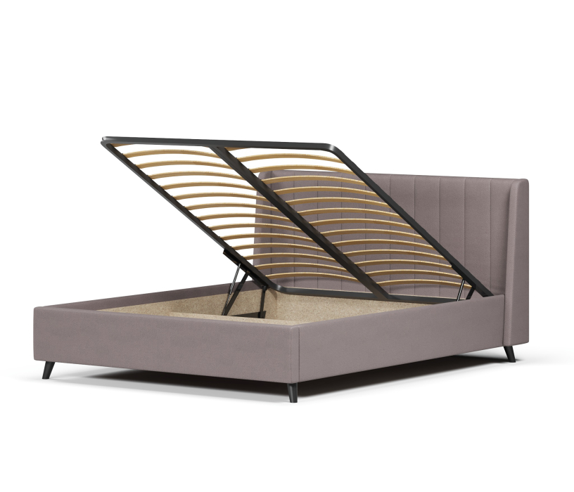 Мягкая кровать, Кровать Милла 160, велюр