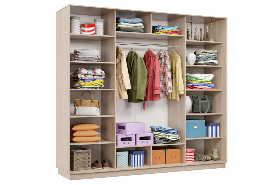 Шкафы-купе 3-х дверные, Шкаф-купе Премьер Лайт 64 (11;11;11) трехдверный