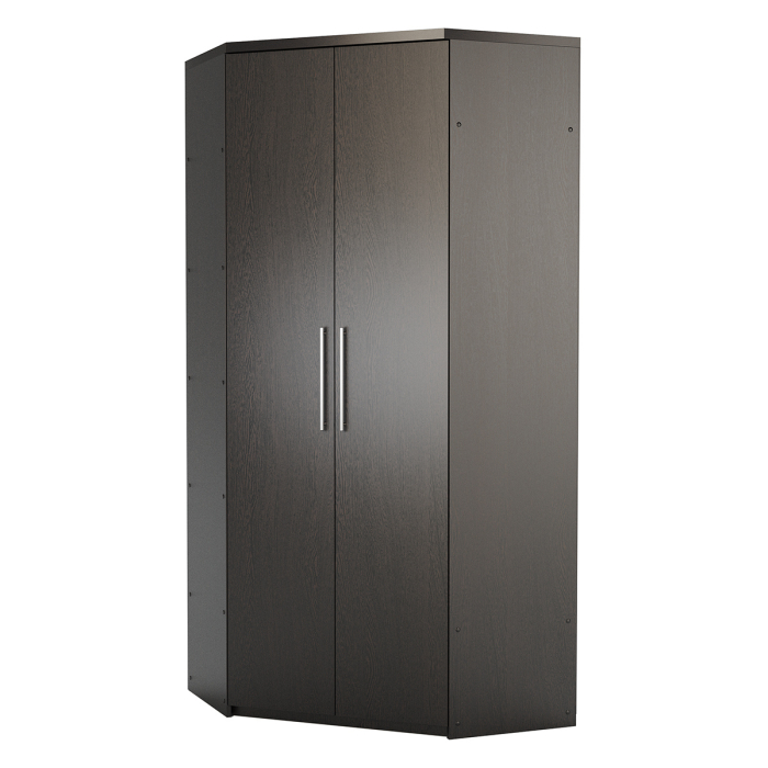 Для одежды, Шкаф угловой двухдверный Мелодия МУ-22 115х100