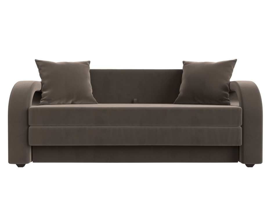 Дизайнерские диваны для гостиной, Прямой диван Лига-014, велюр