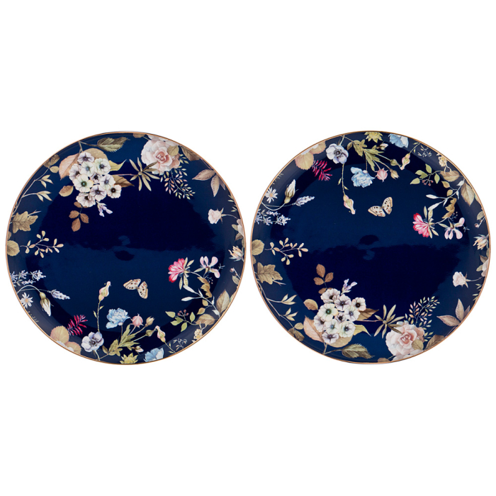 Тарелки, Набор подстановочных тарелок "Кобальт", 2 шт., диаметр 25 см.