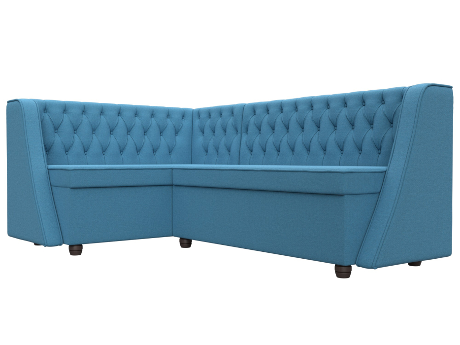 Кухонные уголки, Диван кухонный угловой Лофт левый угол, рогожка Амур