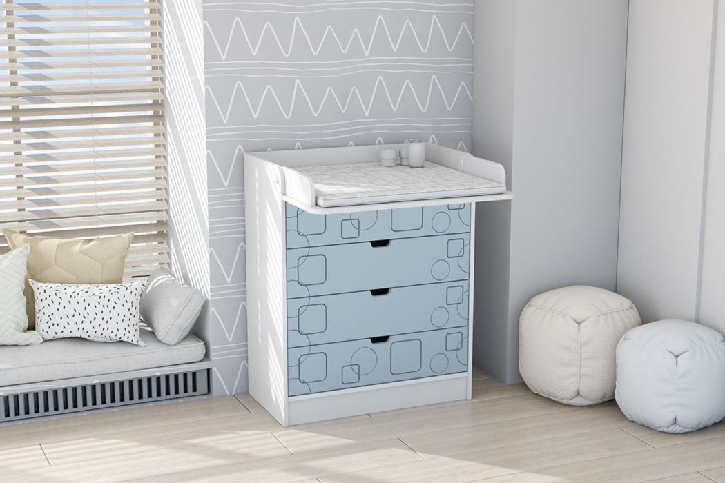 Комоды, Комод Раскладной МДФ Бриз Квадрат